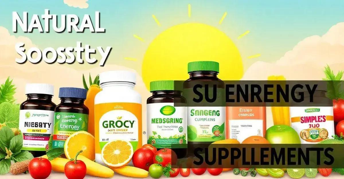 Tipos de suplementos para energia Tipos de suplementos para energia